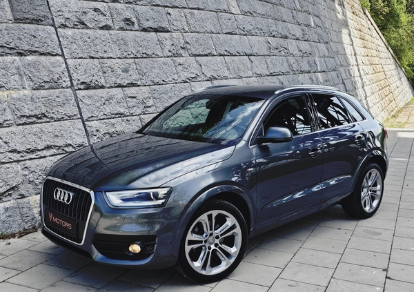Audi Q3 cena 57700 przebieg: 239647, rok produkcji 2013 z Szczekociny małe 781